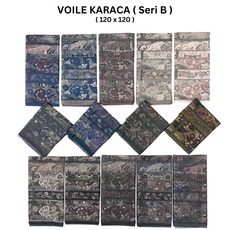 HIJAB TURKI - KARACA - SERI B