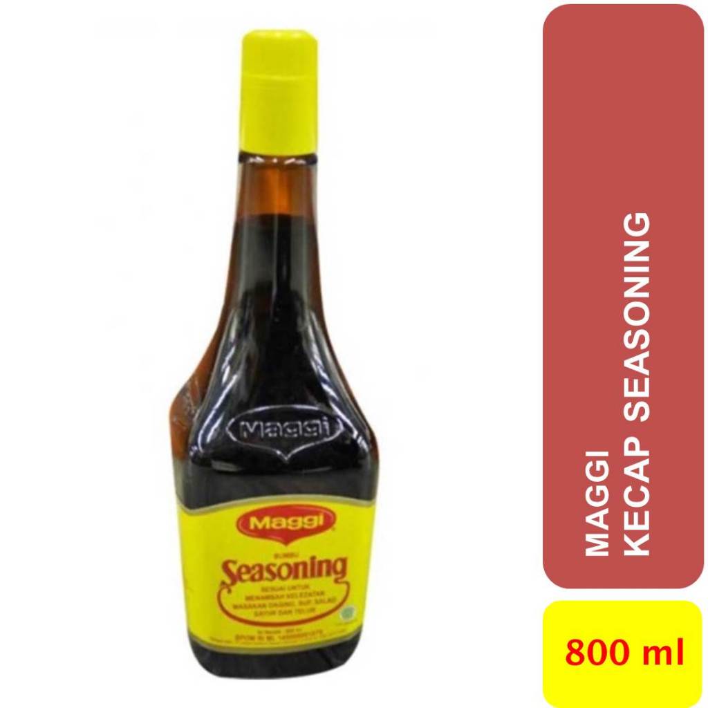 

Kecap Seasoning kemasan botol 800 ml merk MAGGI