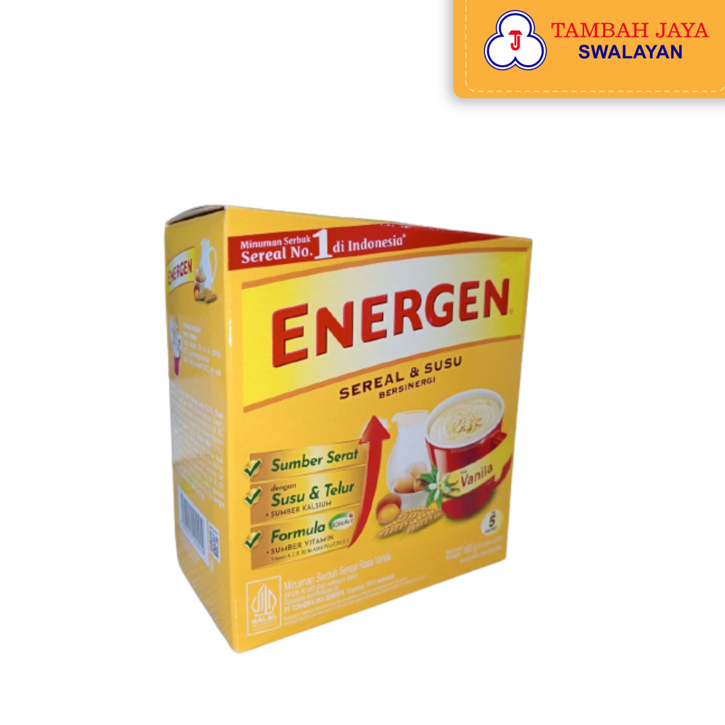 

Energen Sereal Vanilla Dus 160gr isi 5 Scht@32g