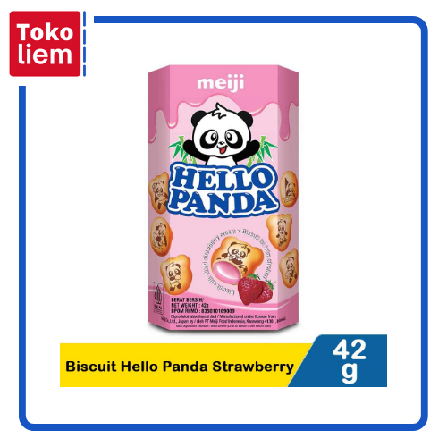 

Meiji Biscuit Hello Panda Strawberry 42G