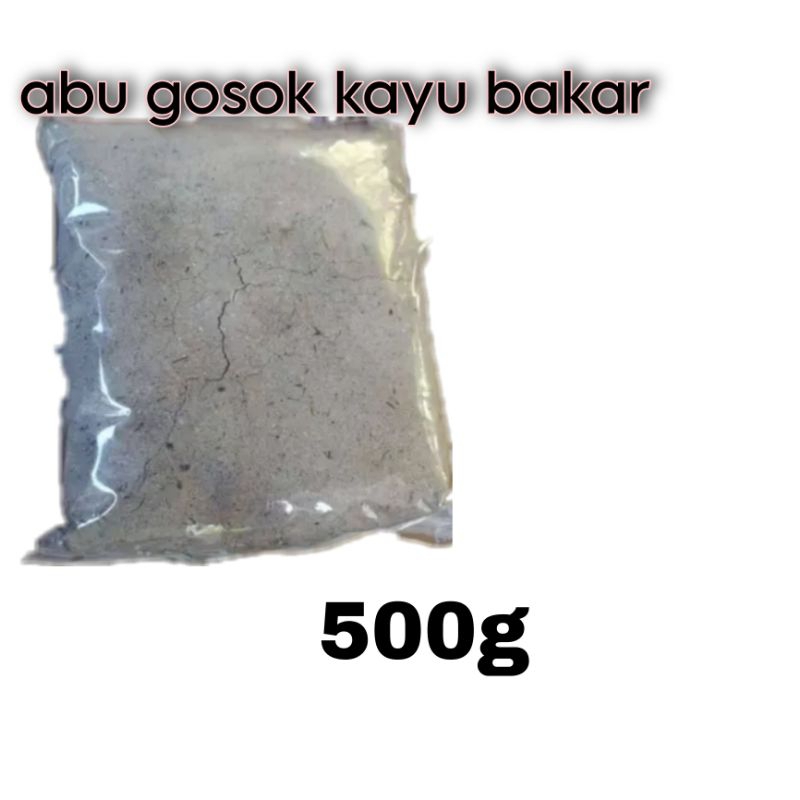 abu gosok kayu bakar asli