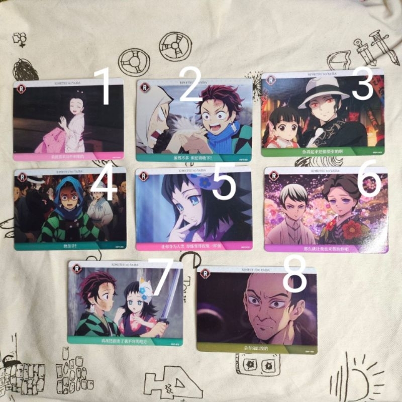 [Official Aniplex] Kartu Koleksi Demon Slayer R Holo Original | Kimetsu No Yaiba Card Fun CCG