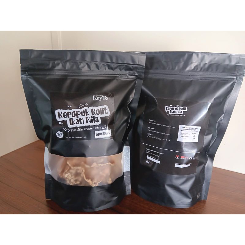

Kerupuk kulit ikan nila tanpa tepung camilan keto halal