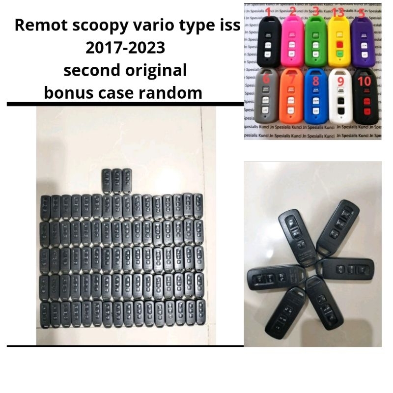 remot scoopy dan remot vario 125 type iss
