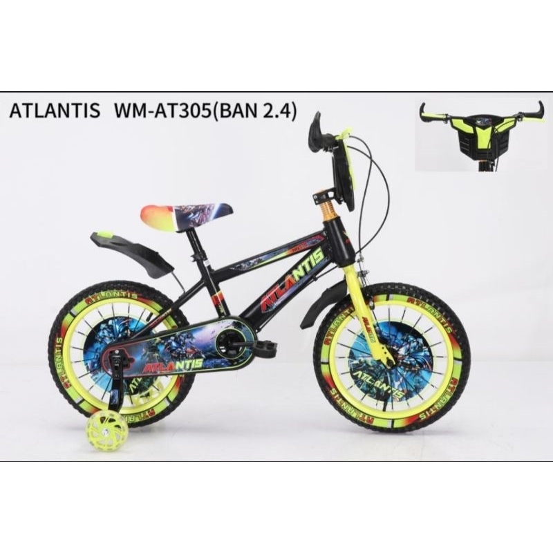 Sepeda Anak BMX Atlantis 305 12Inch Tameng Musik