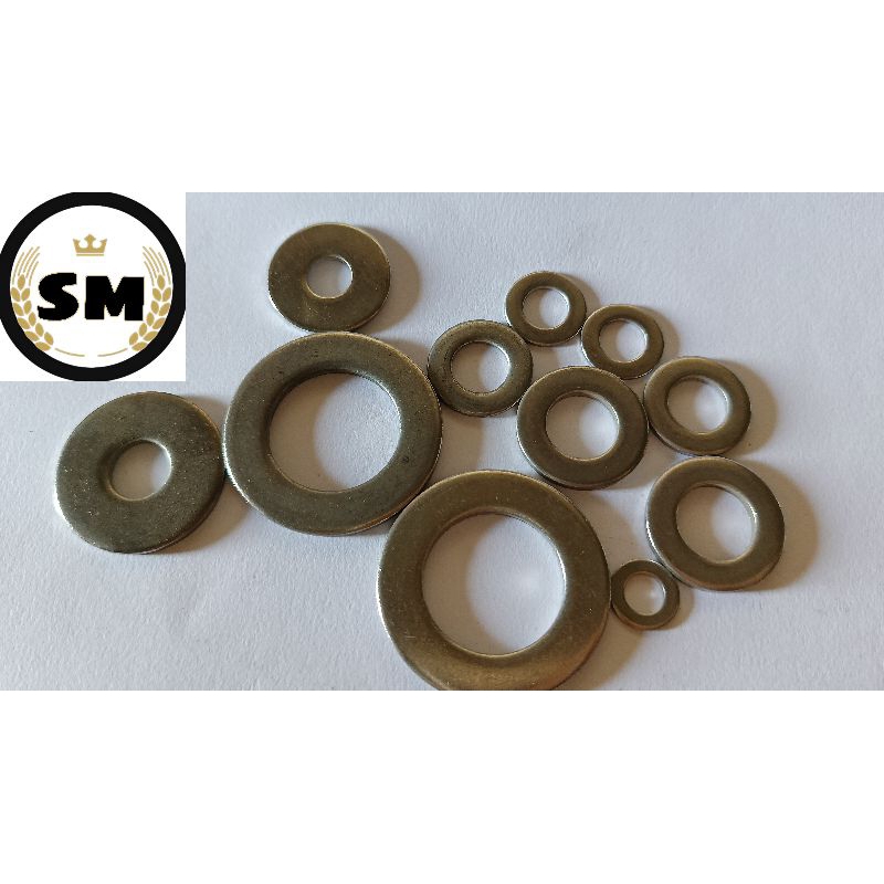 Ring Plat Lebar M6 Stainless