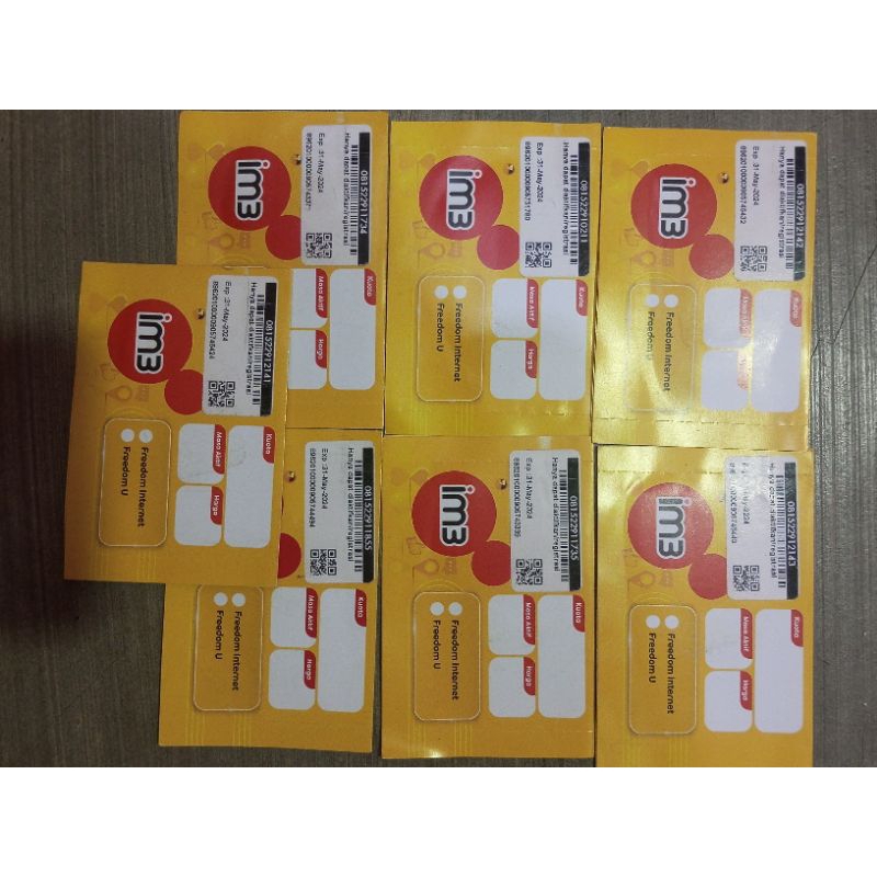 KARTU PERDANA INDOSAT IM3 REGULER KOSONGAN