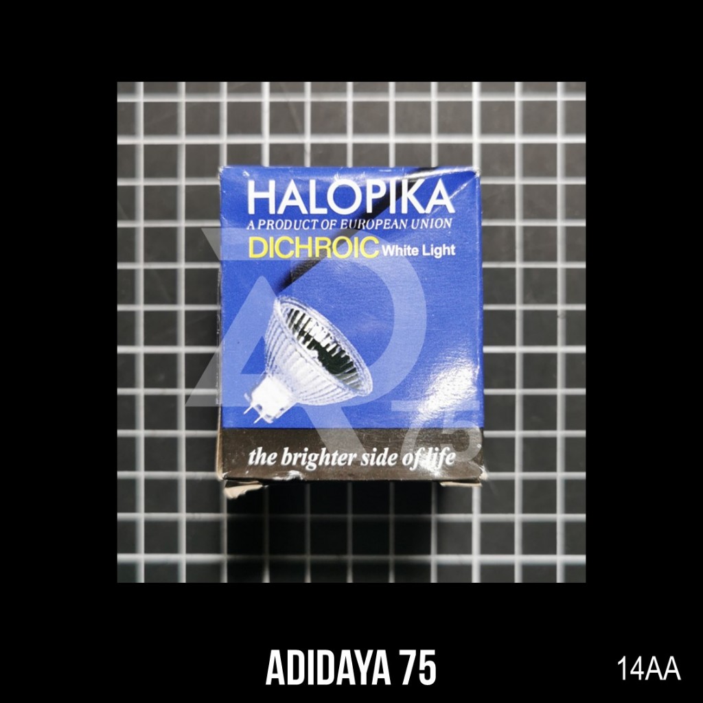 HALOPIKA ǀ  DICHROIC WHITE LIGHT ǀ  HALOGEN TUSUK MR 11 20W 220 V  ǀ  14AA