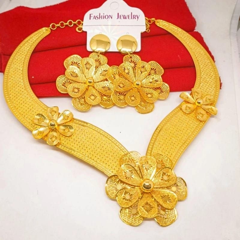 1set perhiasan bunga kendari