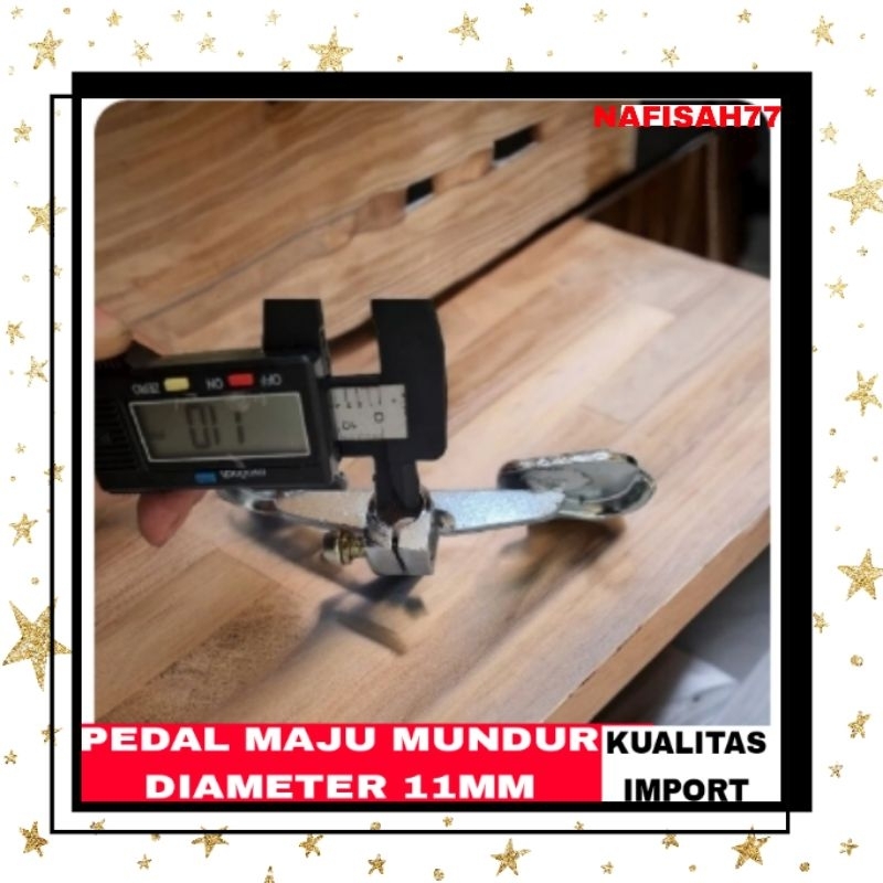 (SIAP KIRIM) PEDAL MAJU MUNDUR 11MM GEAR BOX PIJAKAN MAJU MUNDUR  VIAR KAISAR SPARE PARTS RODA TIGA