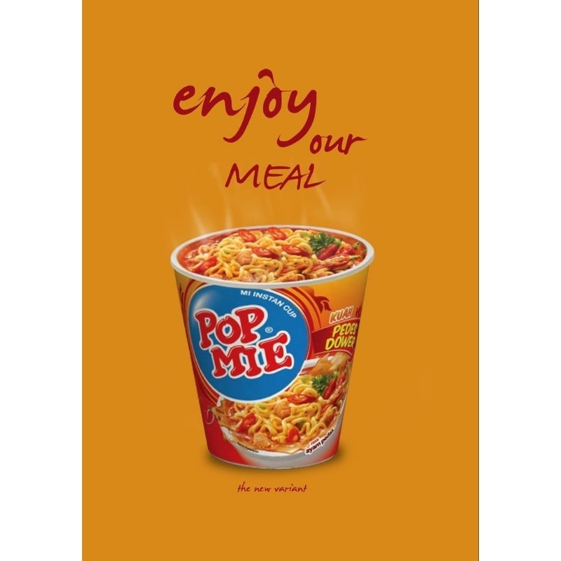 varian Pop mie, mie instan cup