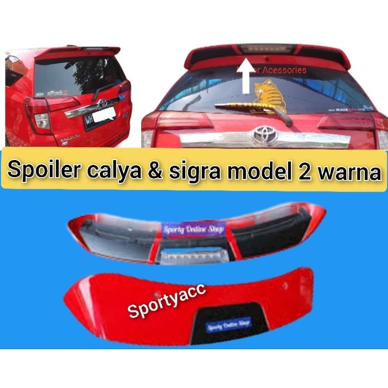 Spoiler Toyota Calya sigra isk