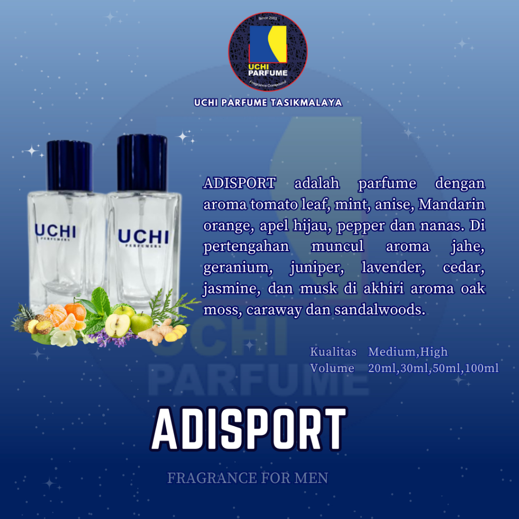 Uchi Parfume Refill parfum ADISPORT (20ML, 30ML, 50ML,100ML)