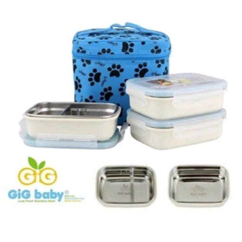 GIG Baby Lunch Box Set Stainless Steel