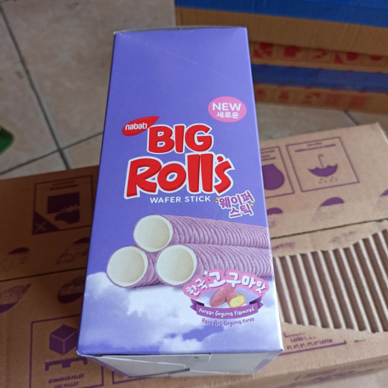 

Wafer Big Rolls Roll Stick Rasa Roti Ubi Ala Korea