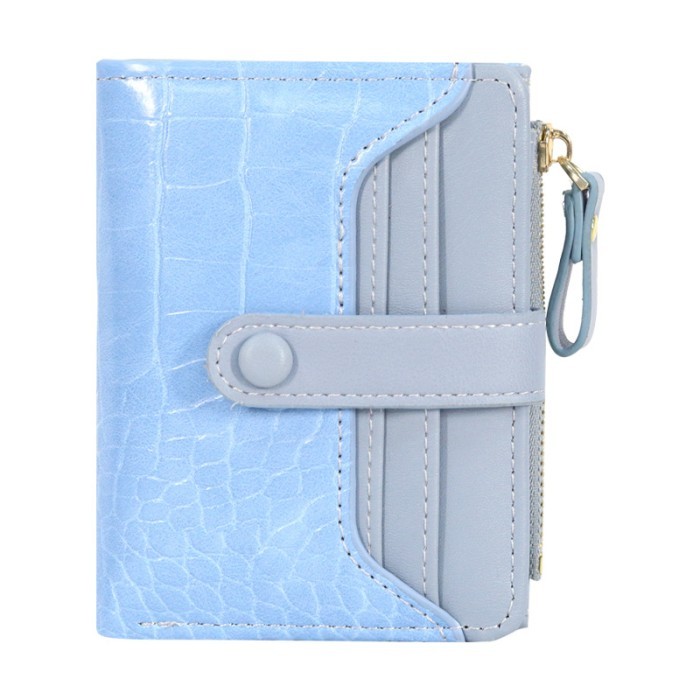 Genie Wallet Dompet Wanita - Croco leather Dompet Lipat - Tas mini dompet - Dompet termurah - Dompet kekinian