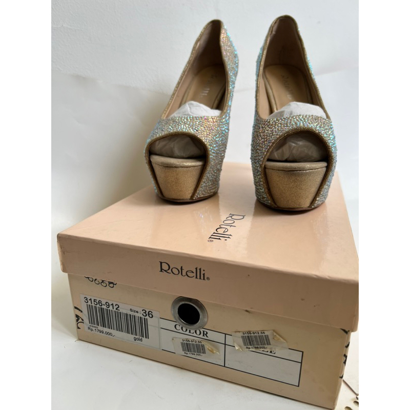 SEPATU TINGGI / HEELS / HAK / PESTA ROTELLI