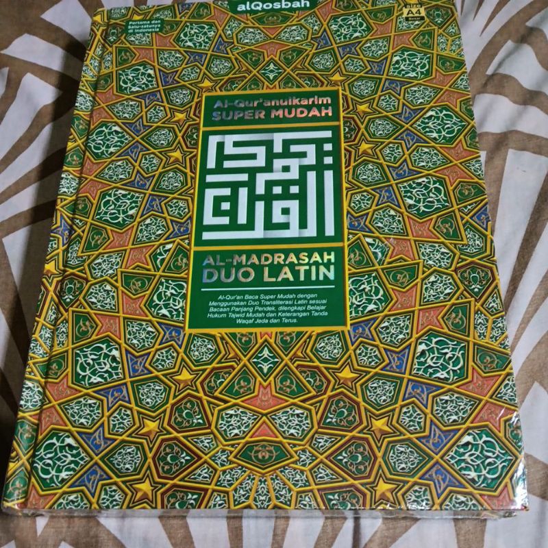 Al-Quran AlQosbah Almadrasah duo latinTajwid UkuranA4