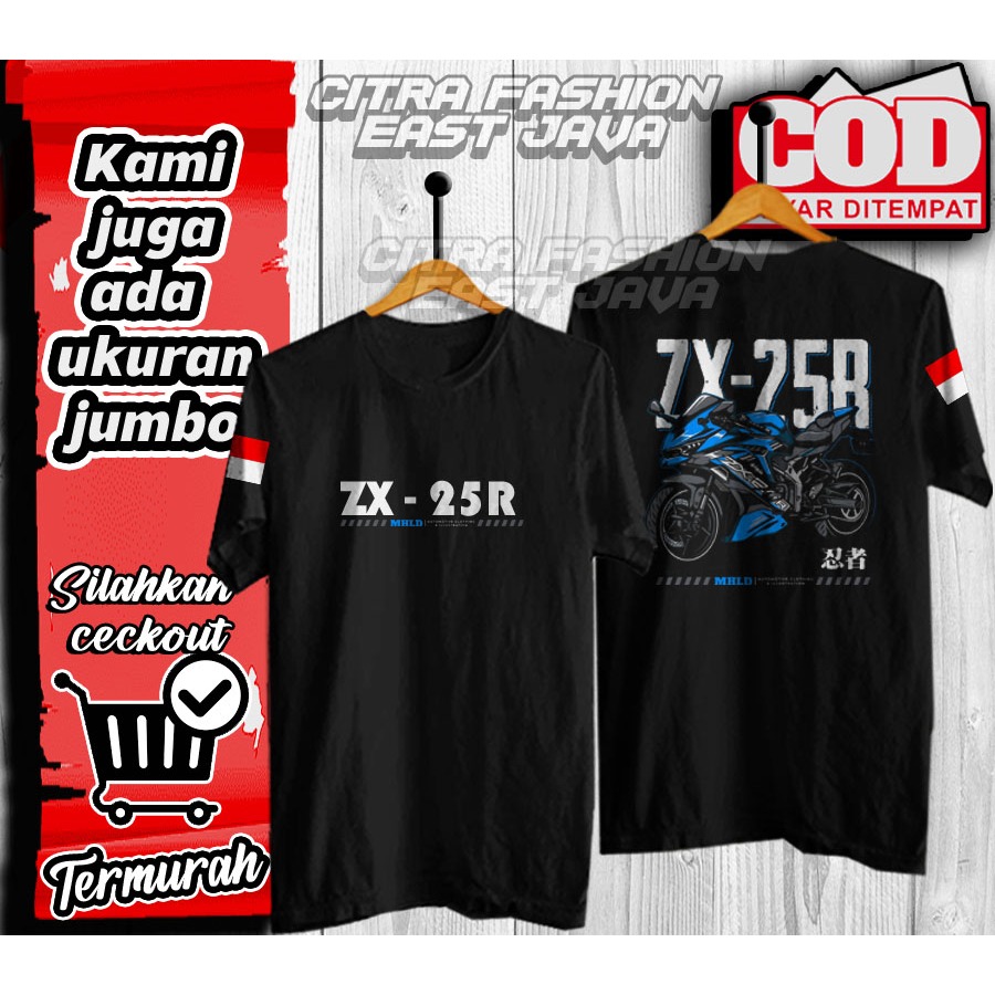 KAOS KAWASAKI NINJA ZX 25R LENGAN PENDEK