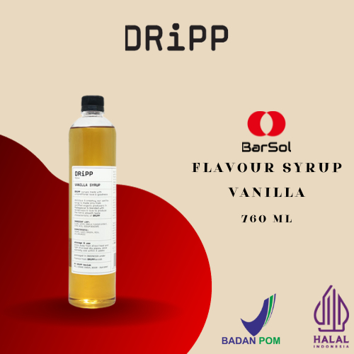 

Dripp Syrup Vanilla 760 Ml - Barsol Indonesia