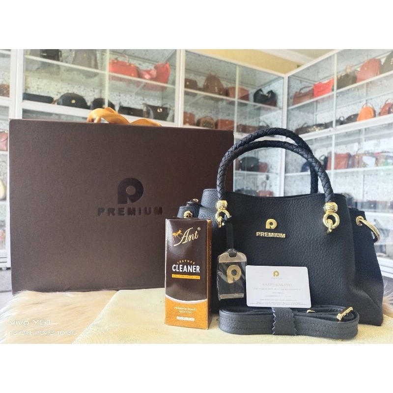 Tas Papillon Premium x ASHANTY warna hitam