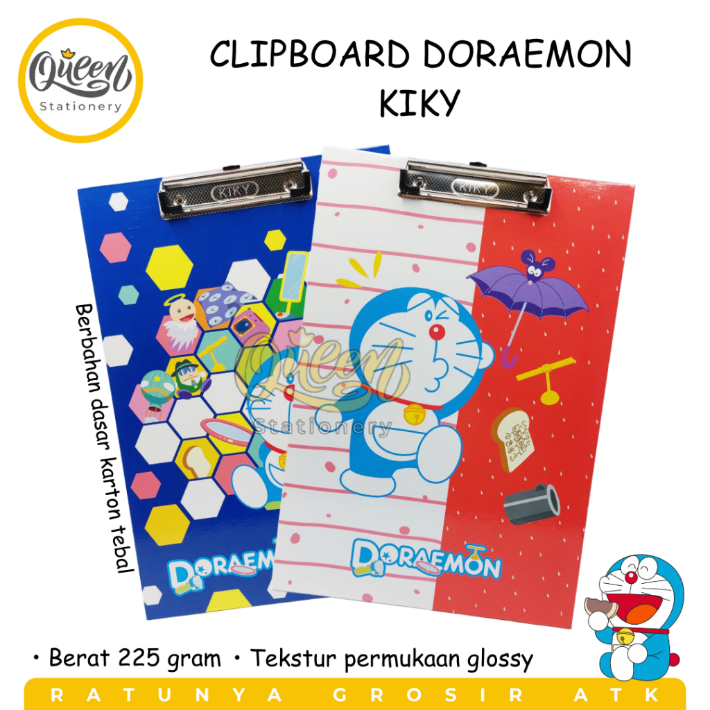 

1 PCS CLIPBOARD KIKY / PAPAN CLIP / PAPAN DADA / PAPAN JALAN / TATAKAN UJIAN