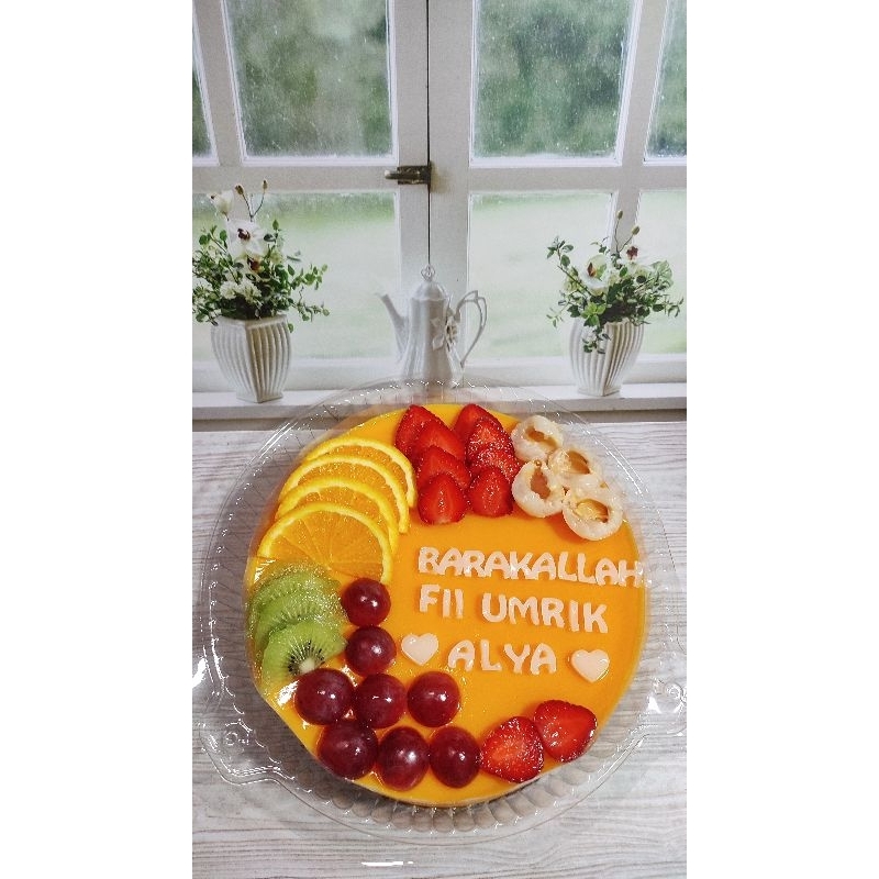 

Puding mangga buah free fla 250cc