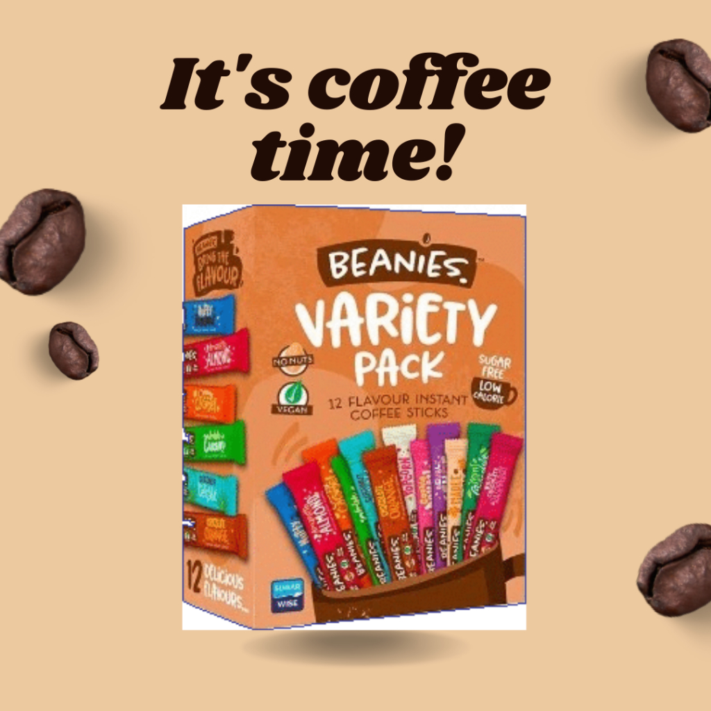 

Beanies coffee isi 12 variety flavour kopi Beanies instant coffee sticks