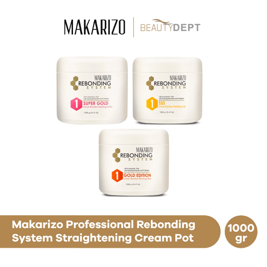 Makarizo Reb Sys Straigh Cream 1000g - Makarizo Pelurus Rambut