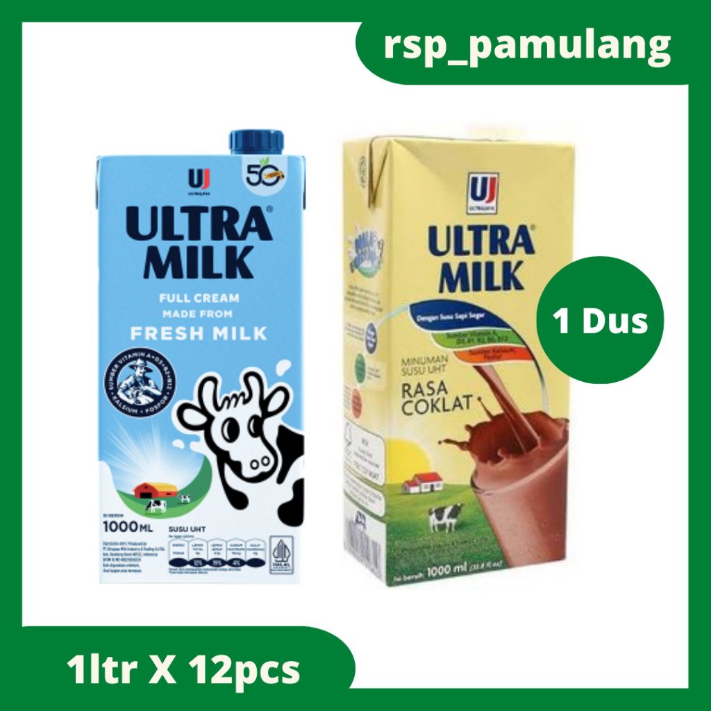 Ultra Milk UHT 1000ml x 12 (1 Karton)