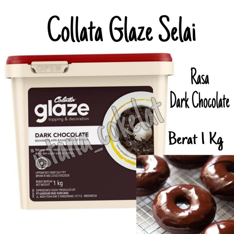 

Selai Colatta Glaze Dark Choco/Tiramisu/Strawberry 1kg