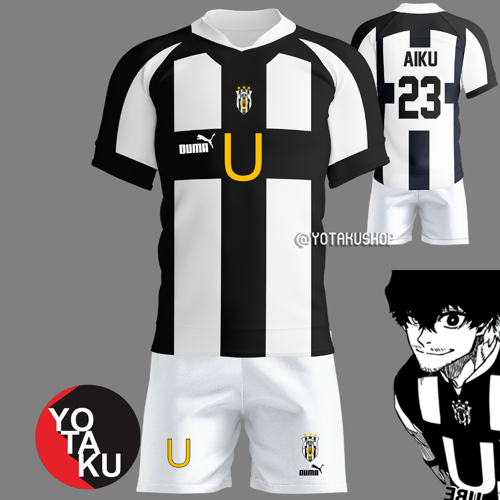 Jersey Anime Cosplay Blue Lock UBERS Oliver Aiku Full Set YOTACOS