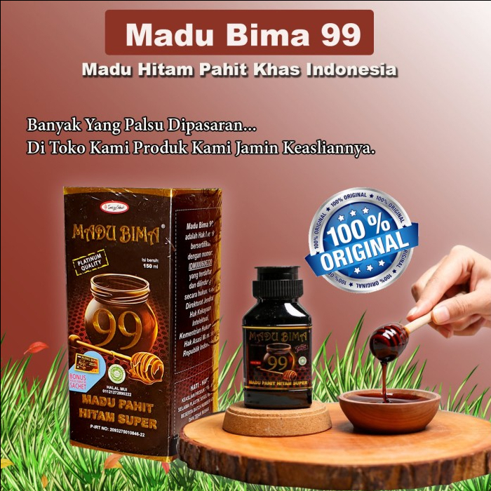 MADU BIMA 99 ( MADU PAHIT HITAM SUPER ) 150 Ml