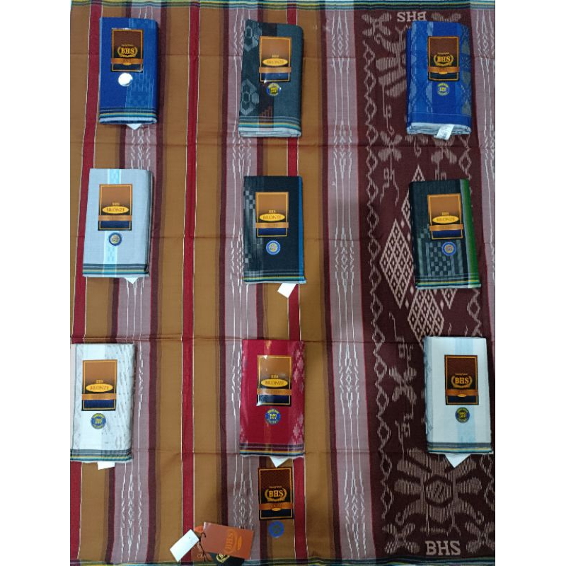 Termurah Sarung BHS Classic bronze motif timbu KWG DBY, DKE, KWG LMP, DKG