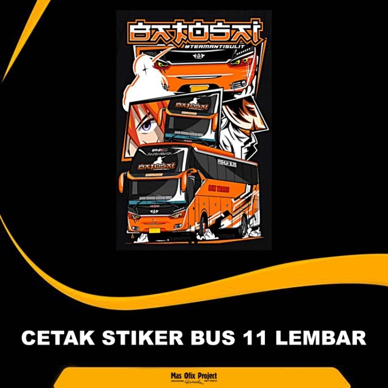 

STIKER BUS BASURI 11 LEMBAR