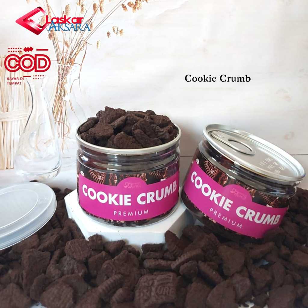 

CAN - Cookie Crumb Biskuit Crumb Remahan Biskuit Hiasan Topping Kue Puding Cake / Premium