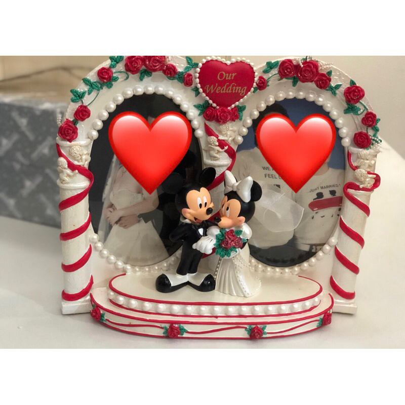 Mickey & Minnie Mouse Disneyland HongKong Wedding Frame