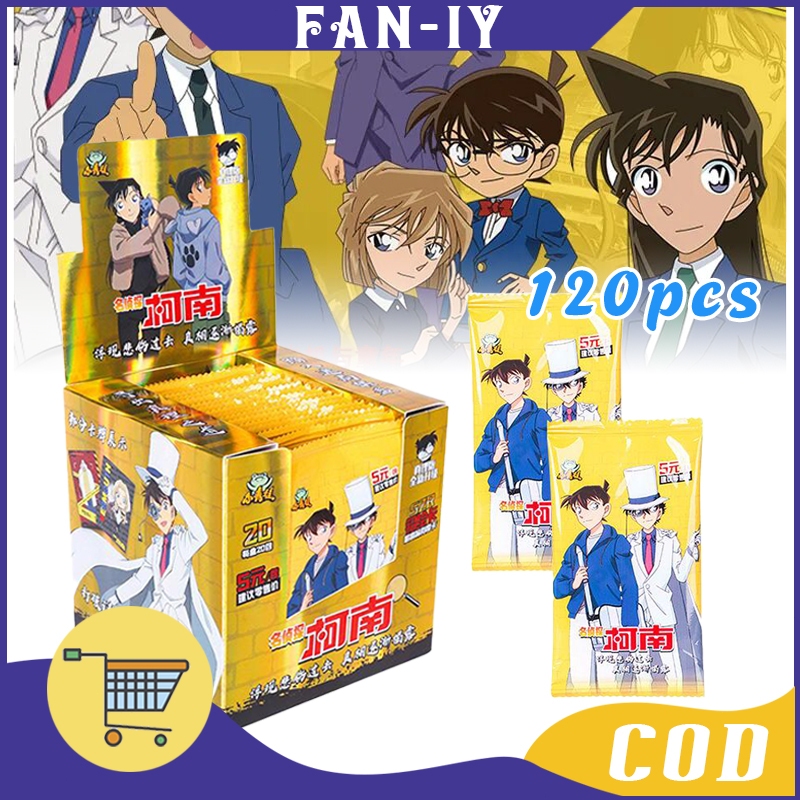 Kartu Anime Detective Conan 1 Box 120 Pack / Photocard Detective Conan / Keeppley Detective Conan
