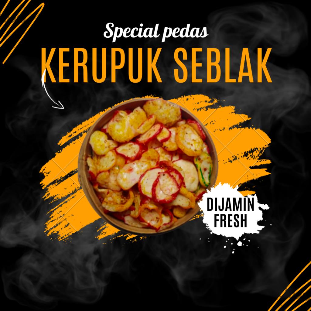 

Kerupuk Seblak Kerupuk pedas Camikan pedas Jajanan Pasar Kerupuk Seblak Bantet