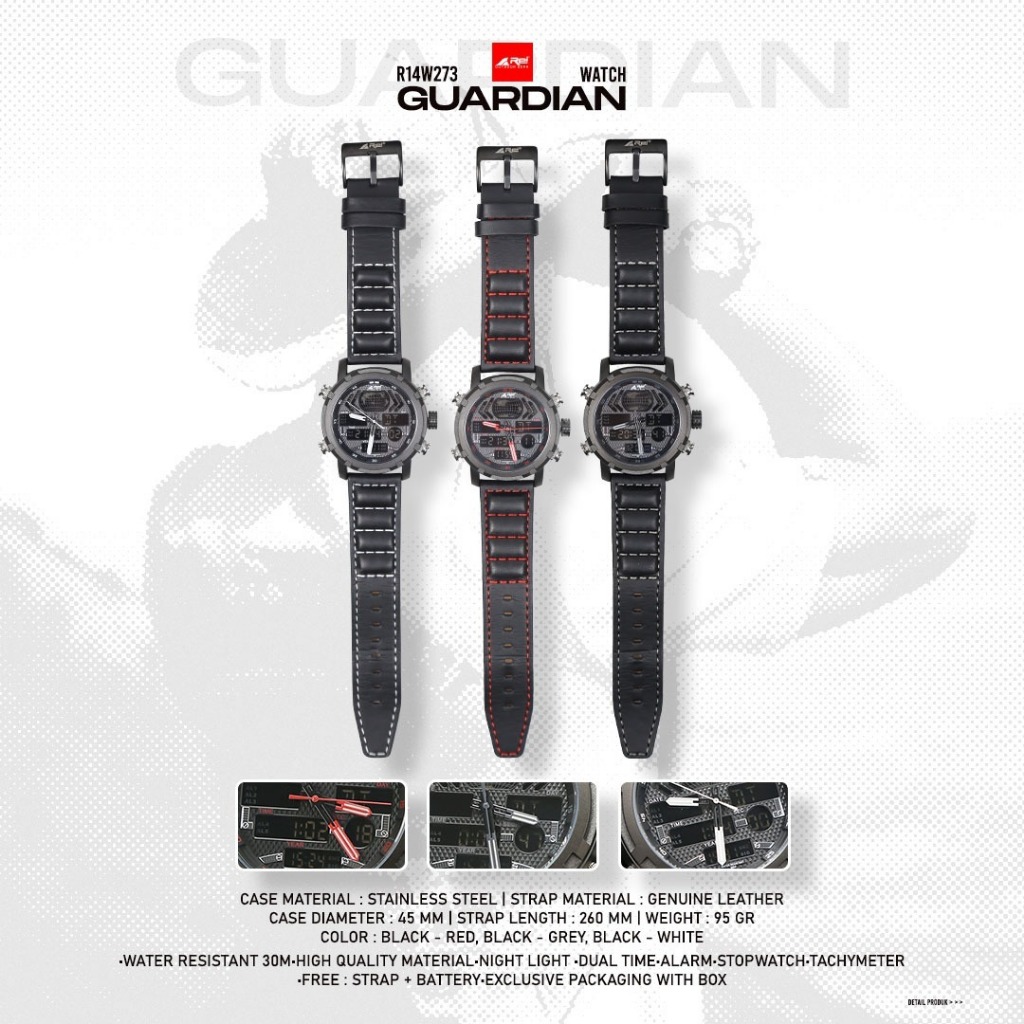 Jam Tangan Pria Guardian Arei Outdoorgear