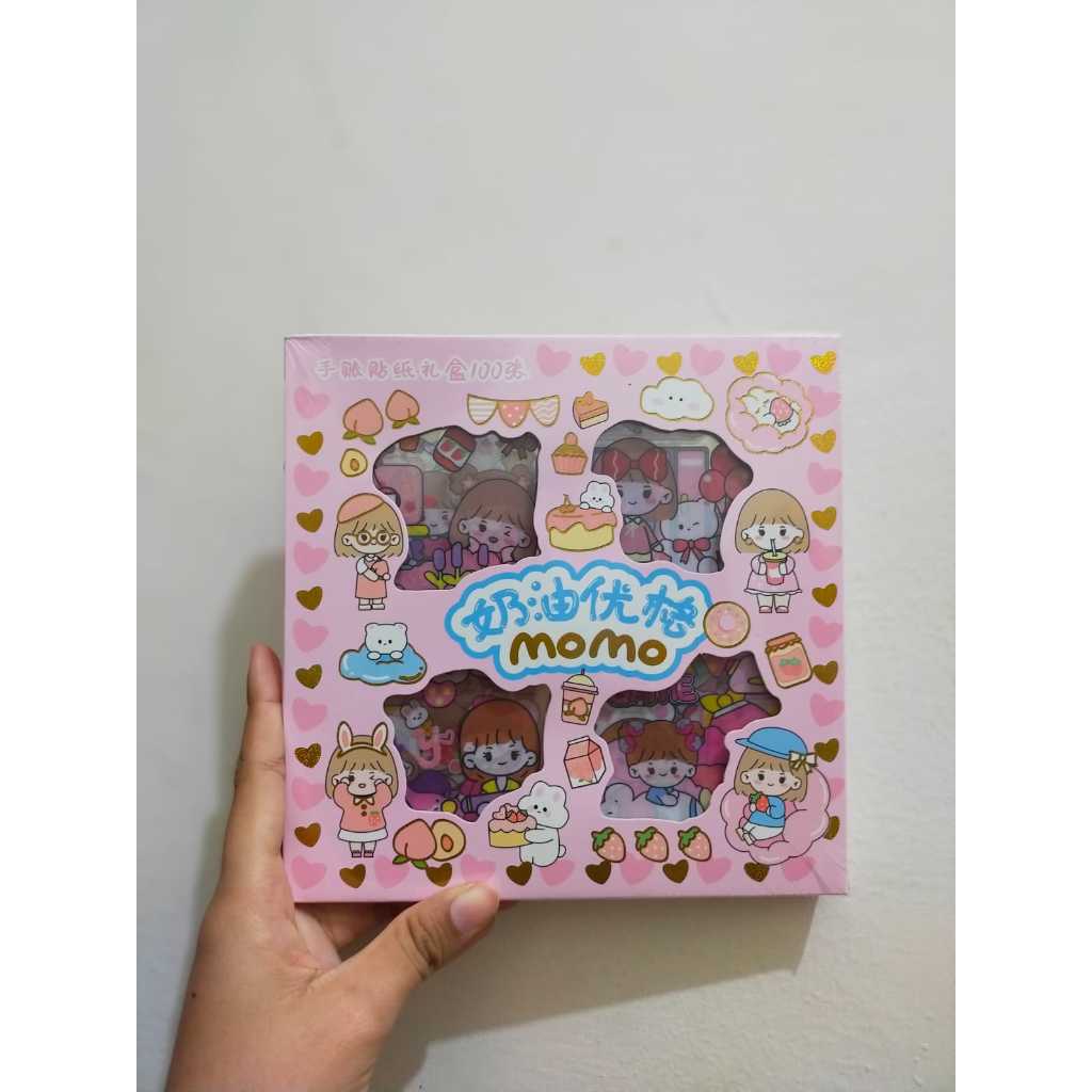 

STICKER MOMO ISI 100 LEMBAR PER BOX KARAKTER ANAK KOREA