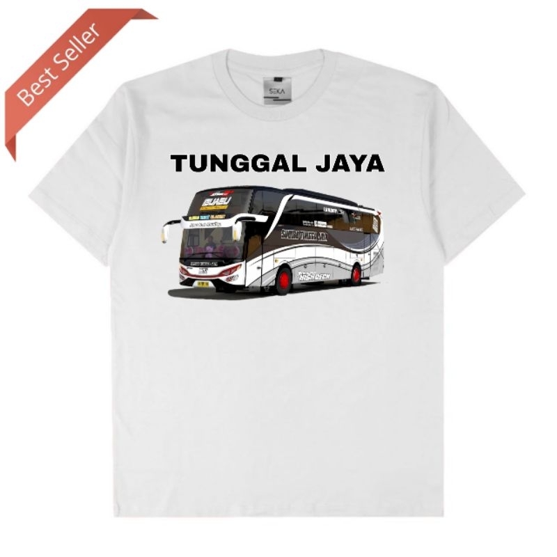 BAJU KAOS ANAK BUS TUNGGAL JAYA BAHAN COTTON