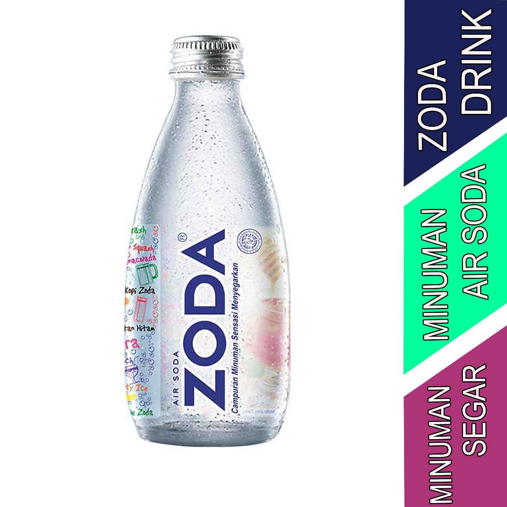 

Air Soda Kemasan Botol - Zoda - Minuman Beverages - 250ml