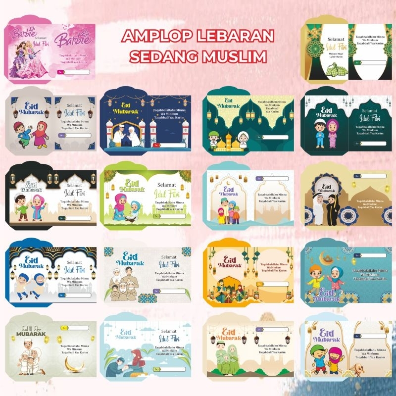 

AMPLOP LEBARAN 2024 1PAK ISI 10 LEMBAR ( MOTIF ISLAMI)