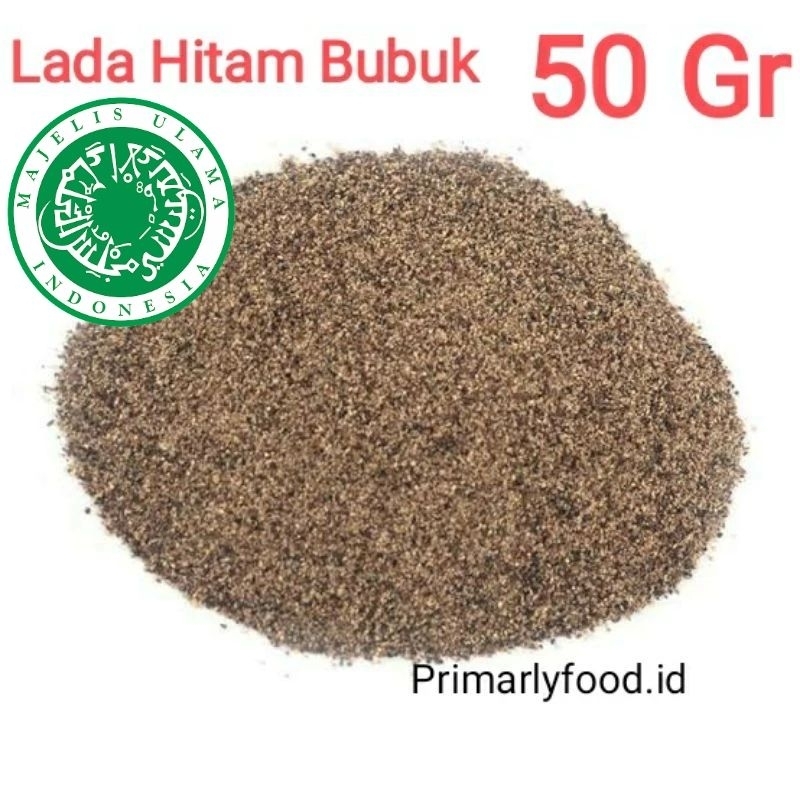 

50gr Lada Hitam Bubuk / Ground Black Pepper halal