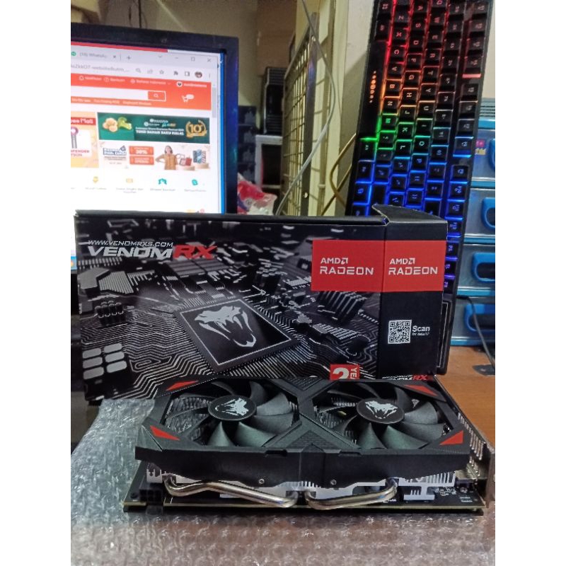 VGA RX 580 8GB DDR5 dual fan