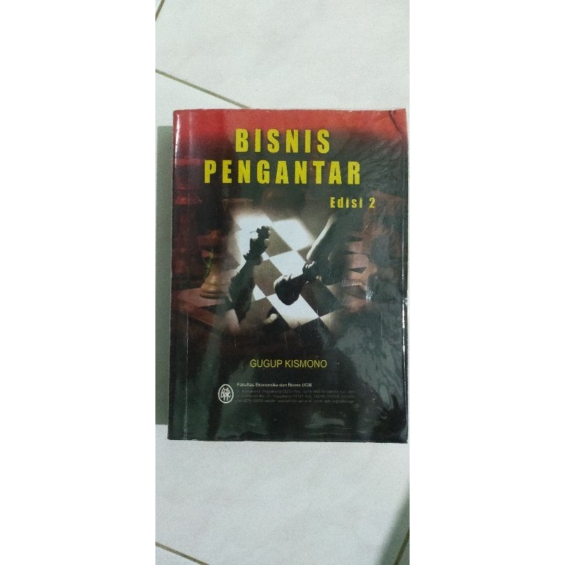 Bisnis Pengantar Edisi 2 - Gugup Kismono Penerbit BPFE Yogyakarta