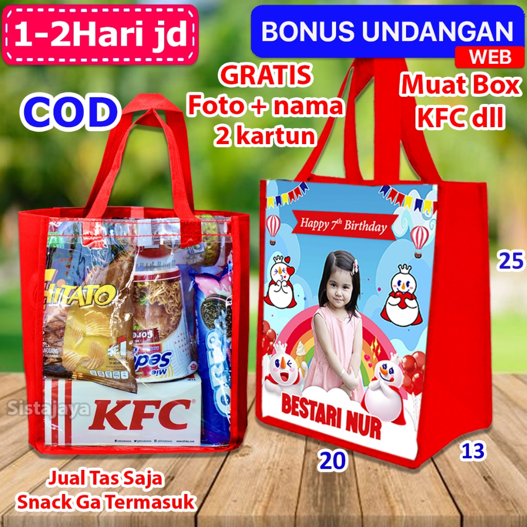 

[Mika] Goodie Bag Ulang Tahun Anak Mixue / Tas Souvenir Ulang Tahun Anak /Tas Souvenir Ultah Anak