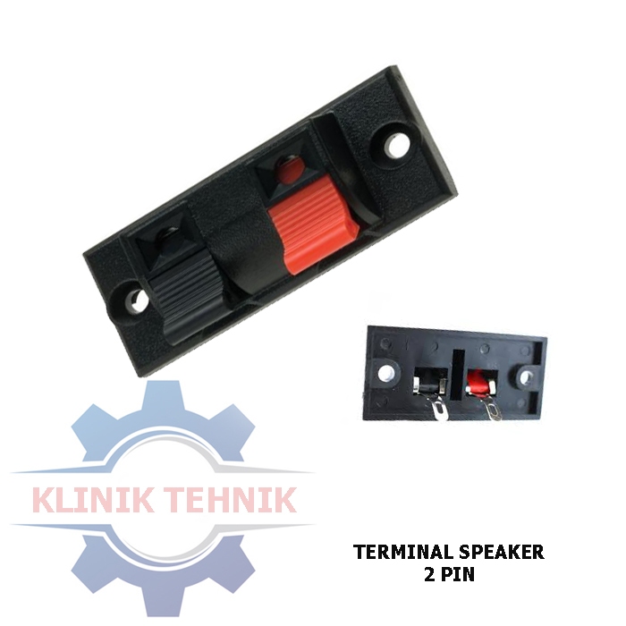 Klinik Tehnik terminal kabel 2 pin terminal socket speaker