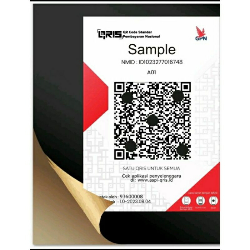 

STIKER QRIS WETER PROOF MUDAH UNTUK PEMBAYARAN SIMPLE PRAKTIS MUDAH DANA BANK DLL DI TEMPEL